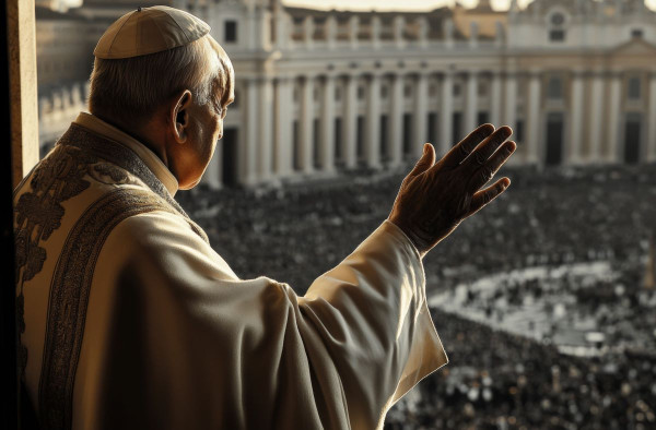 Comment est la mort du pape dans l'afflux touristique à Rome